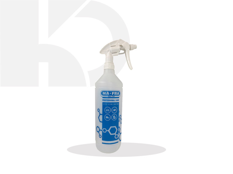  ظرف اسپری مایعات رنگ آبی مفرا Mafra Hand Pressure Spray Bottle 1L A0033+598B 