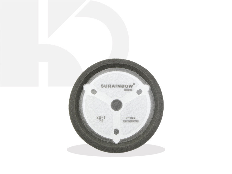  پد پولیش نرم روتاری مشکی سورین بو Surainbow Rotary Fine Polishing Pad 150mm t601a 