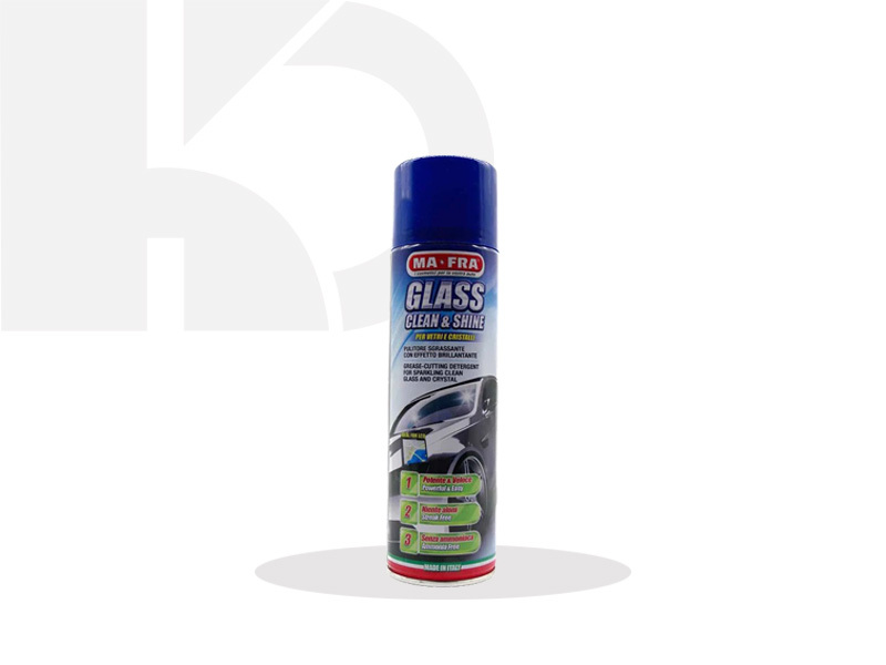  اسپری فومی تمیزکننده شیشه مفرا Mafra Glass Clean & Shine 500ml H0298 