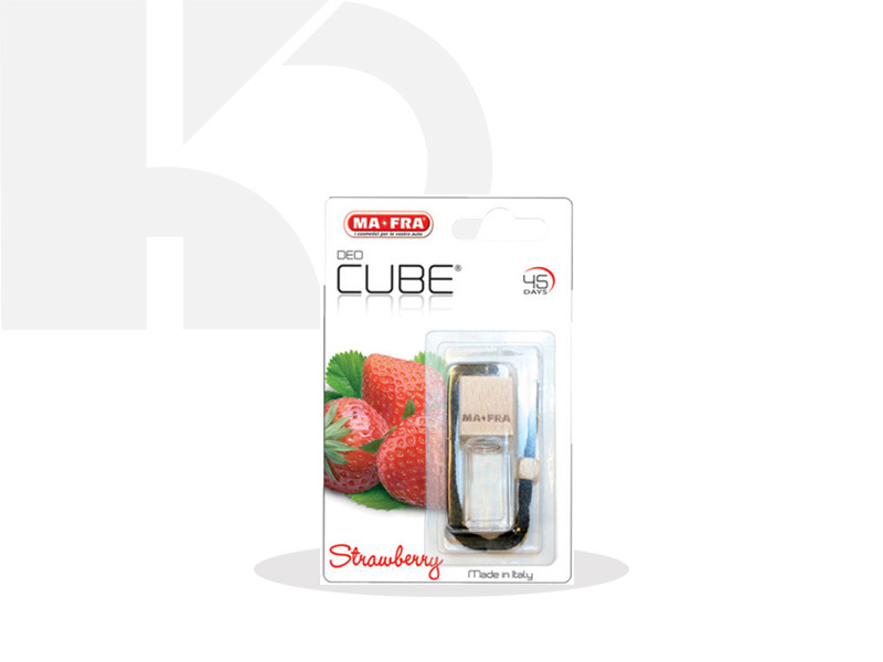  خوشبو کننده خودرو با رایحه توت فرنگی مفرا Mafra Deo Cube Strawberry H0198 