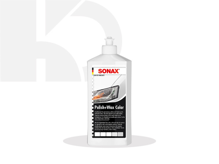 پولیش-واکس سفید سوناکس Sonax Polish+Wax Color White 500ml 296000