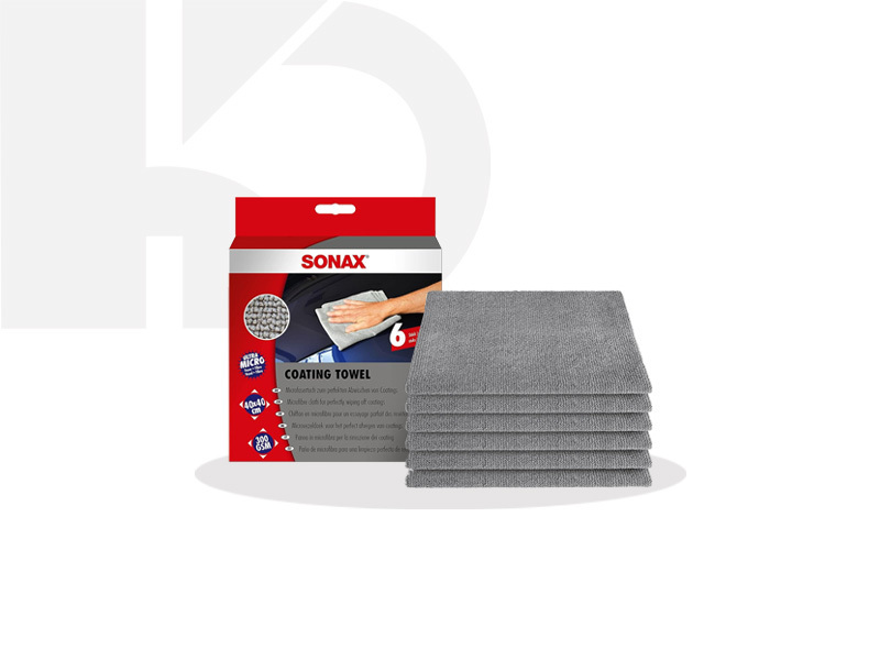  حوله مایكروفایبر 6 تایی سوناكس مدل Sonax Coating Towel 40x40 451100 